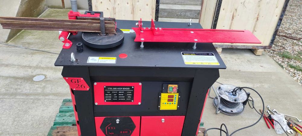 Mașină Fasonat Fier Beton 4-16mm – Nouă, cu Factură și Garanție