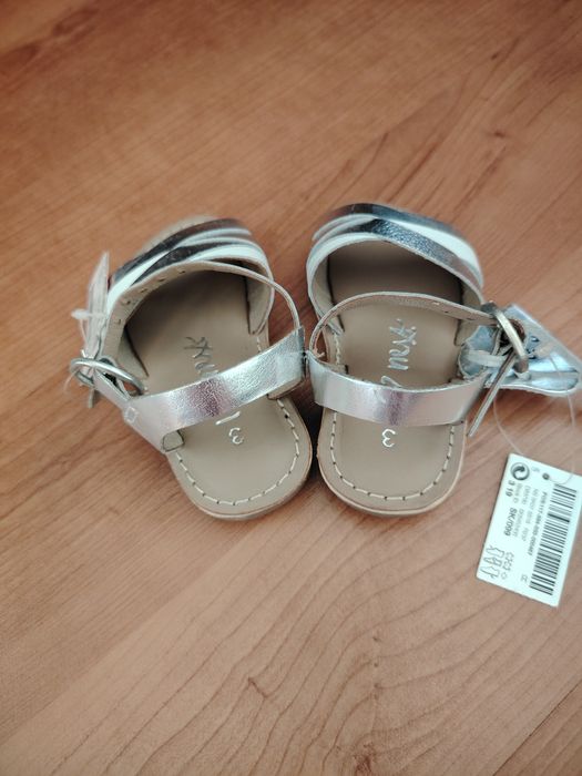 Next sandale pentru micile prințese noi, diln piele, Nr. 19