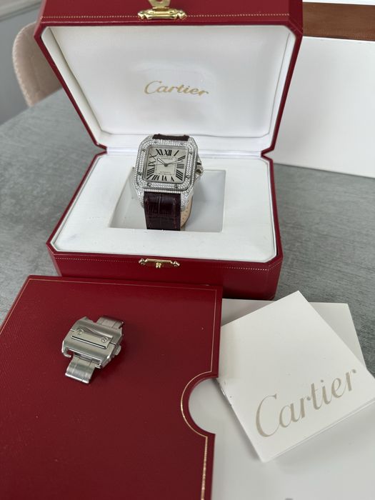 Cartier Santos 100 Diamonds