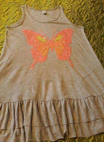 ZARA Детска Рокля/Туника-памук