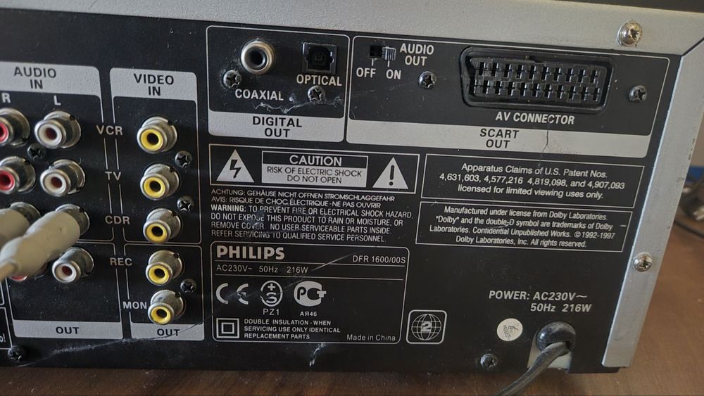 DVD Philips DFR 1600