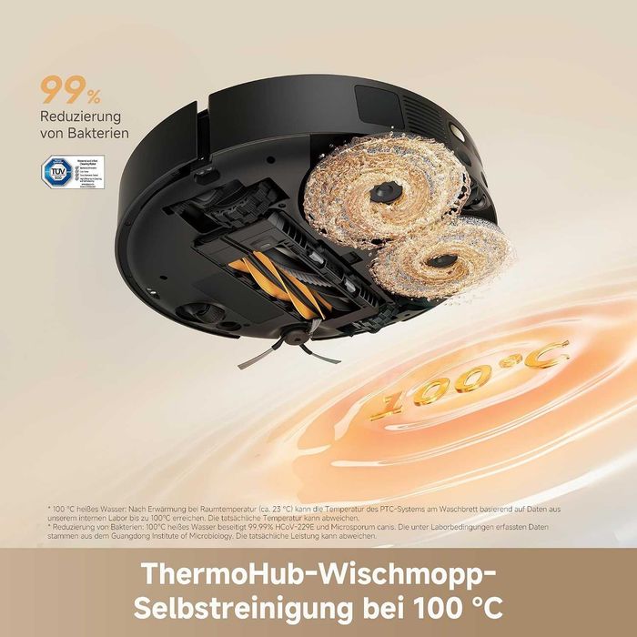 Нова Прахосмукачка Робот с Моп DREAME L50s Pro Ultra RLL88HE, 2 години Гаранция, 30 000 Pa, Сухо и Мокро Почистване, Автоматична Станция