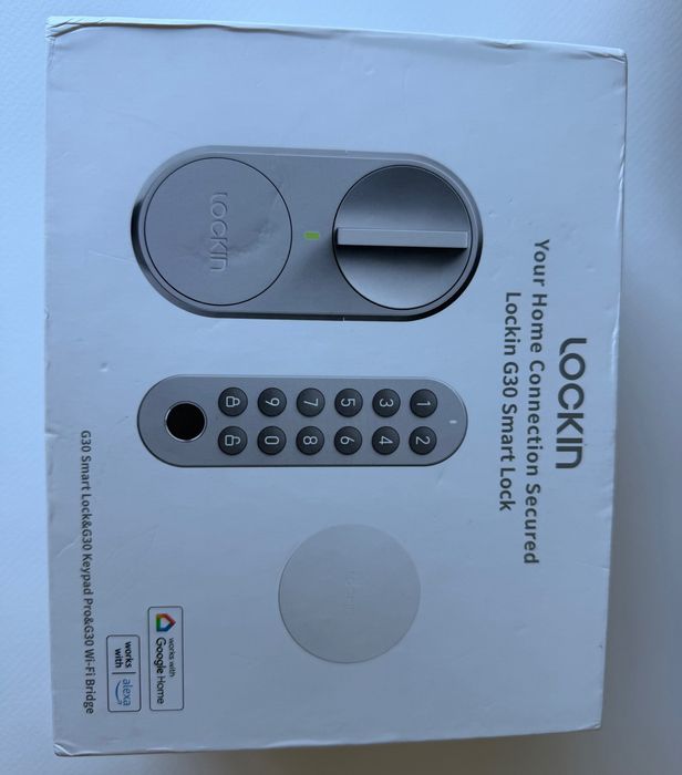 Нова смарт брава Lockin G30 + Keypad Pro – WiFi, пръстов отпечатък