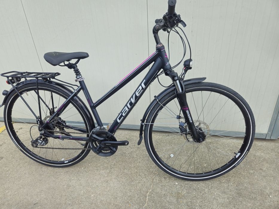 Bicicletă unisex Carver 28 Inch franare hidraulică