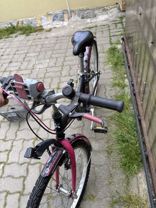 Bicicleta copii roz negru