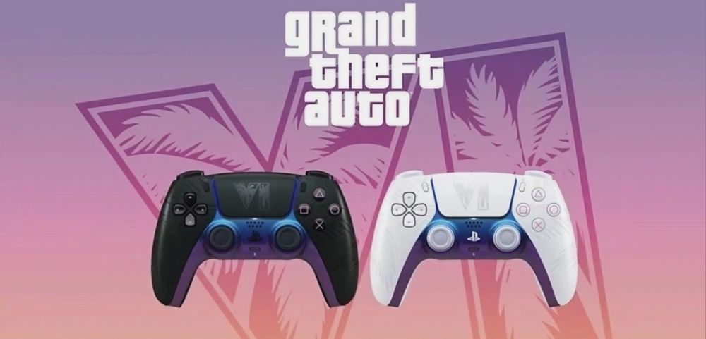 Controller alb si negru ps5 editia limitata  Gta6