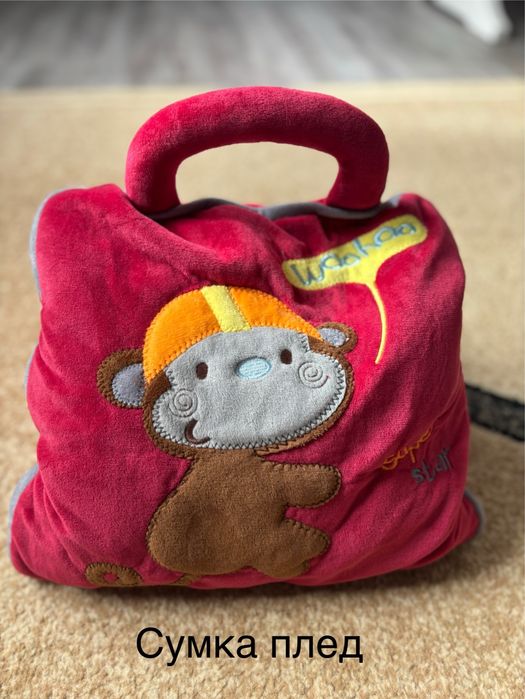 Детская обуви и детский плед-сумка