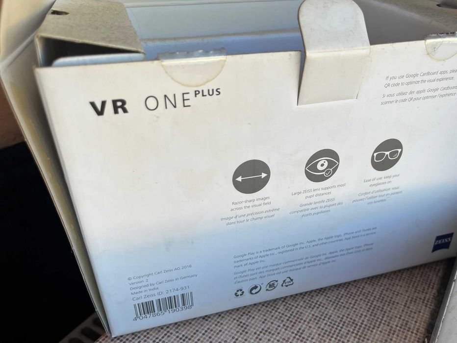 Ochelari VR Zeiss one plus NOI !
