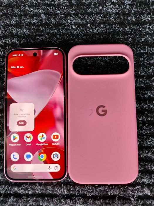 Vând/Schimb Google Pixel 9 5g Roze Ca Nou Liber