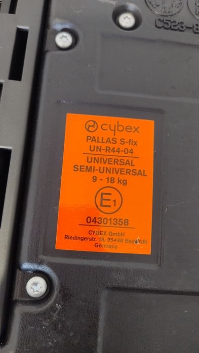 Scaun auto Cybex Pallas S-Fix Isofix 9-36 kg Manhattan Grey ca nou