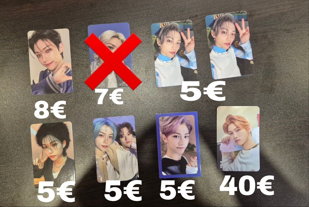 Stray kids официални картички