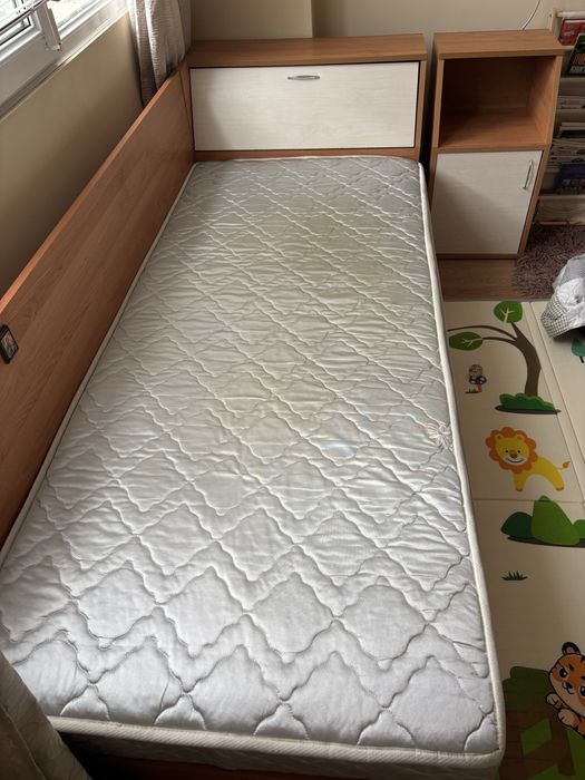 Легло с ракла и шкаф + ПОДАРЪК матрак