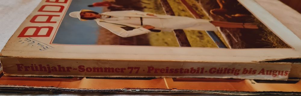 Catalog moda Bader din 1977 colectie