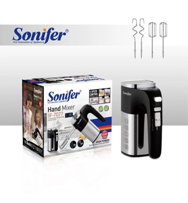 Доставка! Ручной миксер Sonifer SF-7077