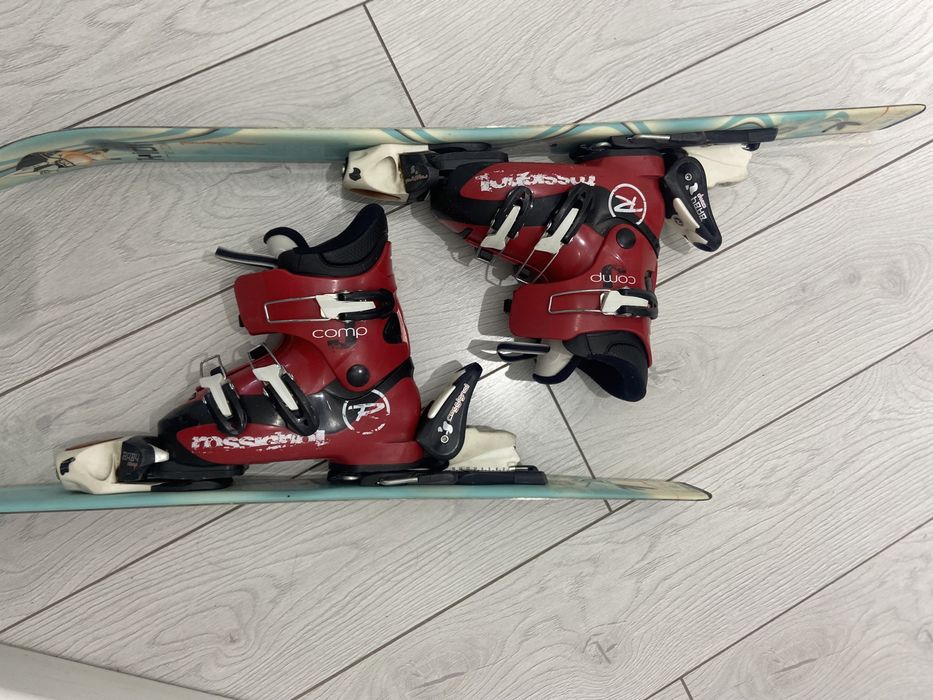 Детские лыжи с ботинками