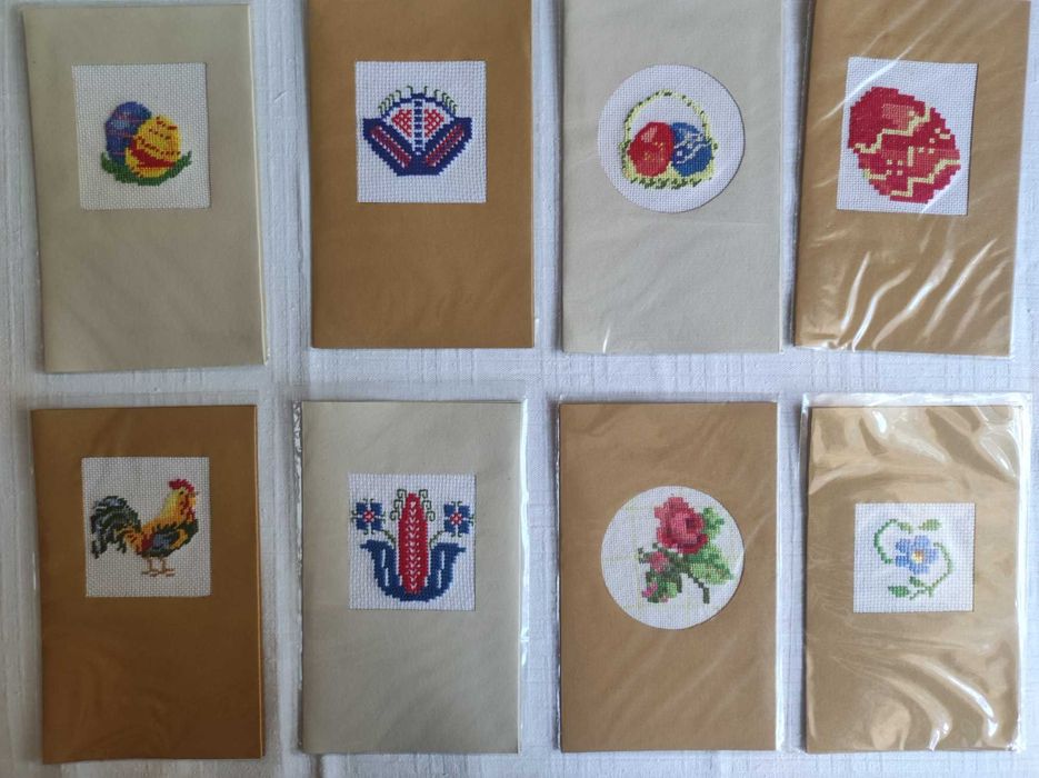 Ръчно Бродирани Картички