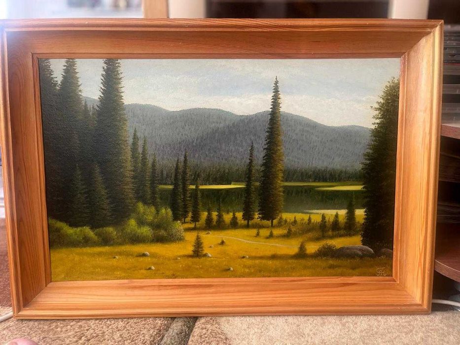 Картина "Маркакольское озеро", худ.Коробейников А.П