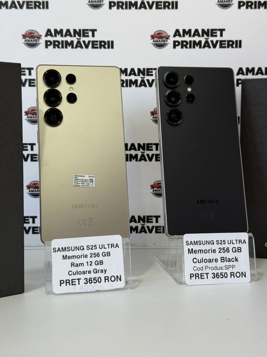 Samsung S25 Ultra 256 GB 100% Baterie Impecabil