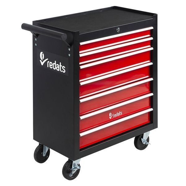 Метален шкаф за инструменти със 7 чекмеджета redats