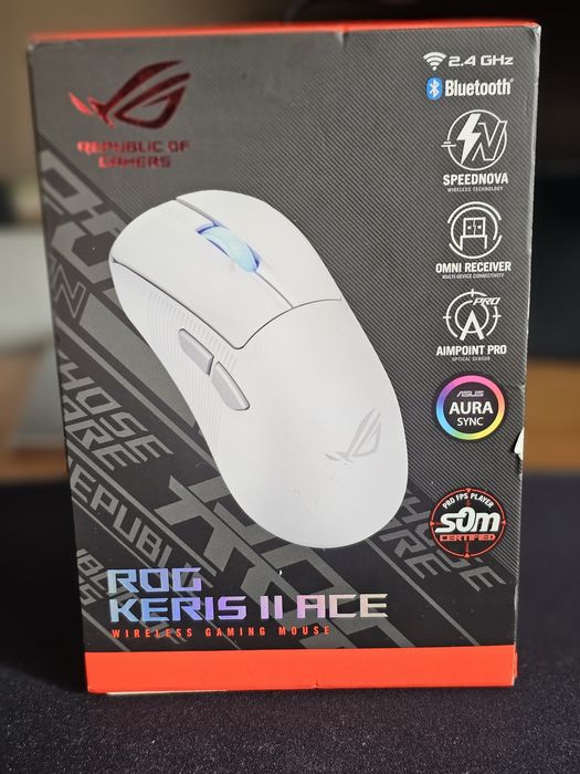 Oferta‼️Mouse gaming wireless Asus Rog Keris 2 Ace /42k dpi/8k polling