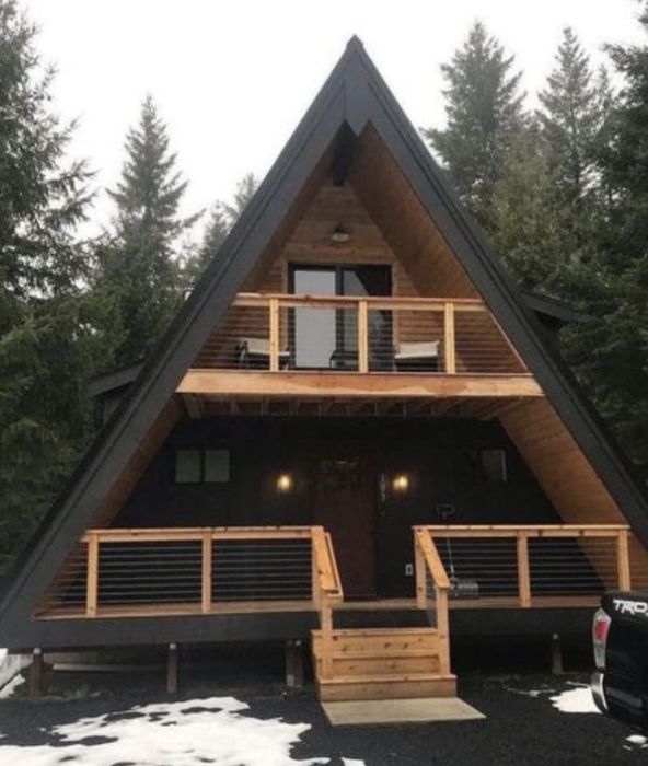 Vând cabane tip A frame