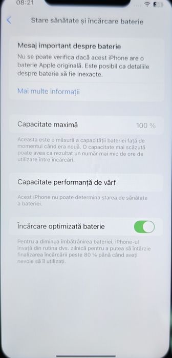 Apple iPhone XS Max 64GB Space Gray – Baterie 100% – Perfect funcțional