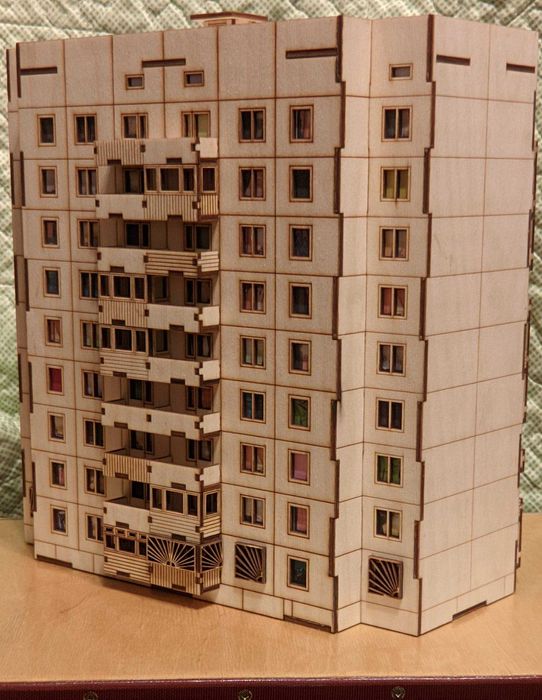 Binolar va uylar maketi | Lazer kesish xizmati