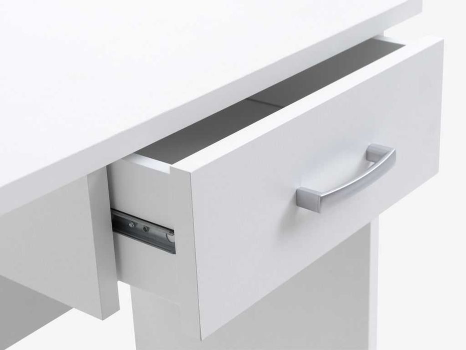 Birou HDF alb lucios 100X30cm 75xm inaltime