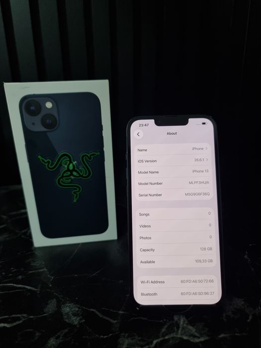 Noble Amanet - iPhone 13, 128gb, 86%