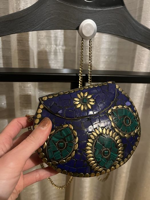 Дамска чанта синя