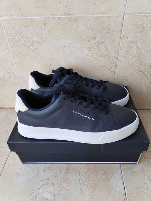 Tommy Hilfiger - страхотни мъжки кецове ЕСТЕСТВЕНА КОЖА 44