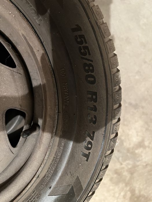 Зимни гуми с джанти 4бр 155/80 R13