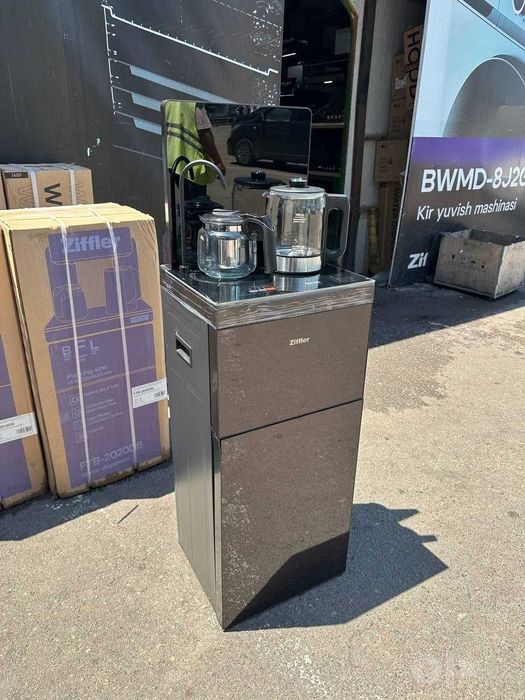 Напольный чайный бар "Ziffler WD1166РB" (Серый)