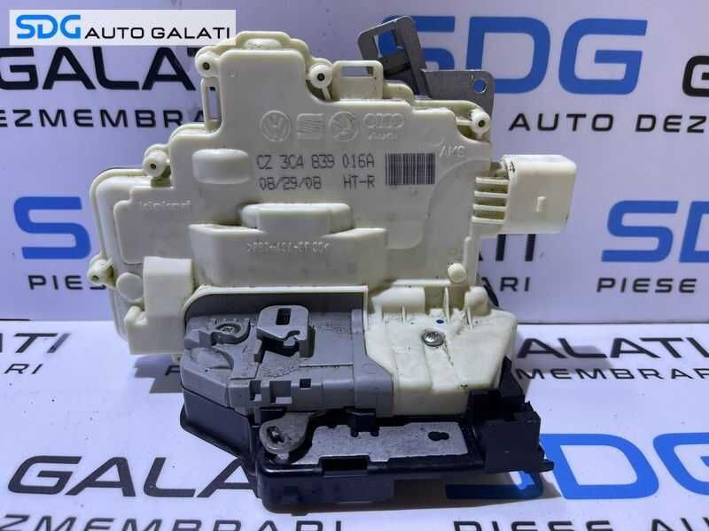 Broasca Incuietoare Usa Portiera Dreapta Spate cu 7 Pini VW Passat B7 2010 - 2015 Cod 3C4839016A  [L8009]