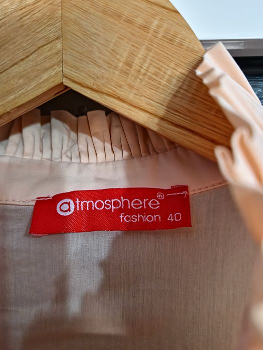Cămașă poplin cu fundă, marca Atmosphere, mărimea 40 (L)