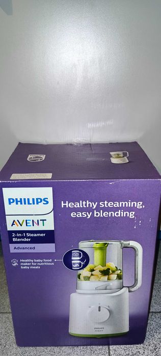 PHILIPS AVENT Advanced Пасатор с функция за готвене на пара 2 в 1