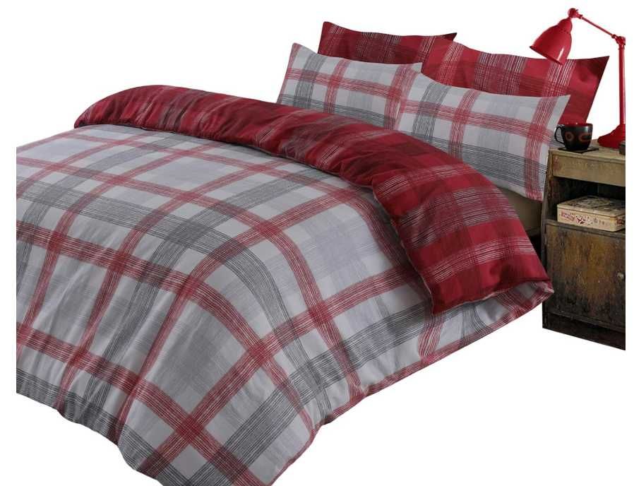 Set de lenjerie de pat  cu față de pernă, 100% bumbac, single