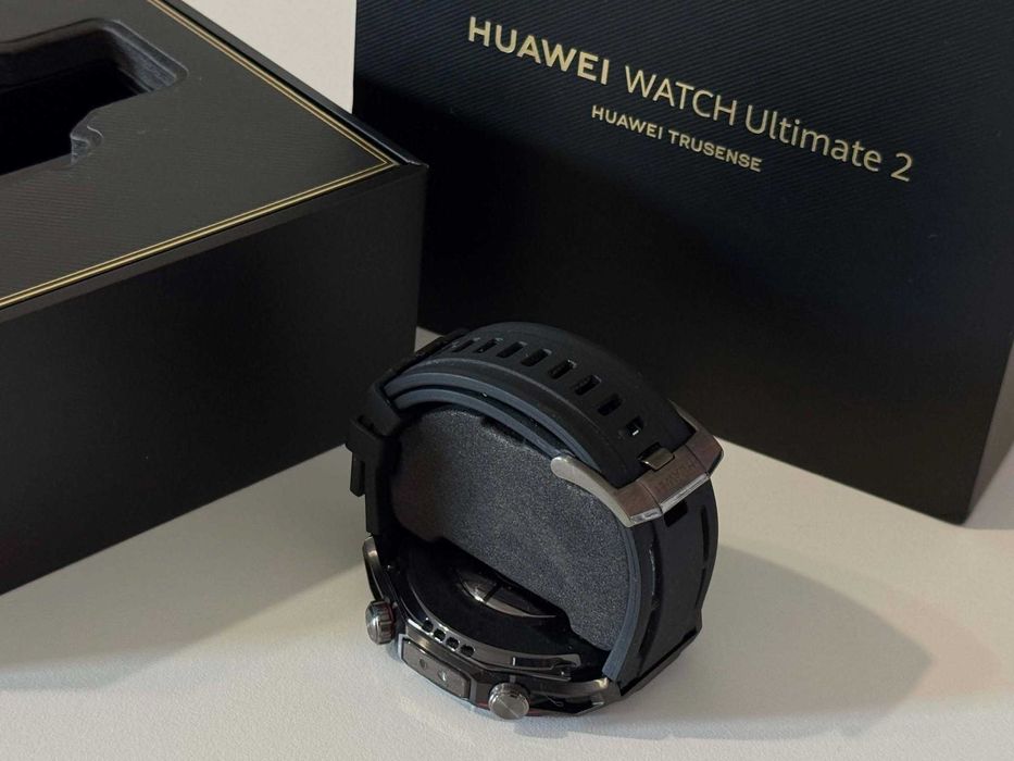 Бартер! Като НОВ! Гаранция! Huawei Watch Ultimate 2 Black Zircon (Черен циркониев корпус)