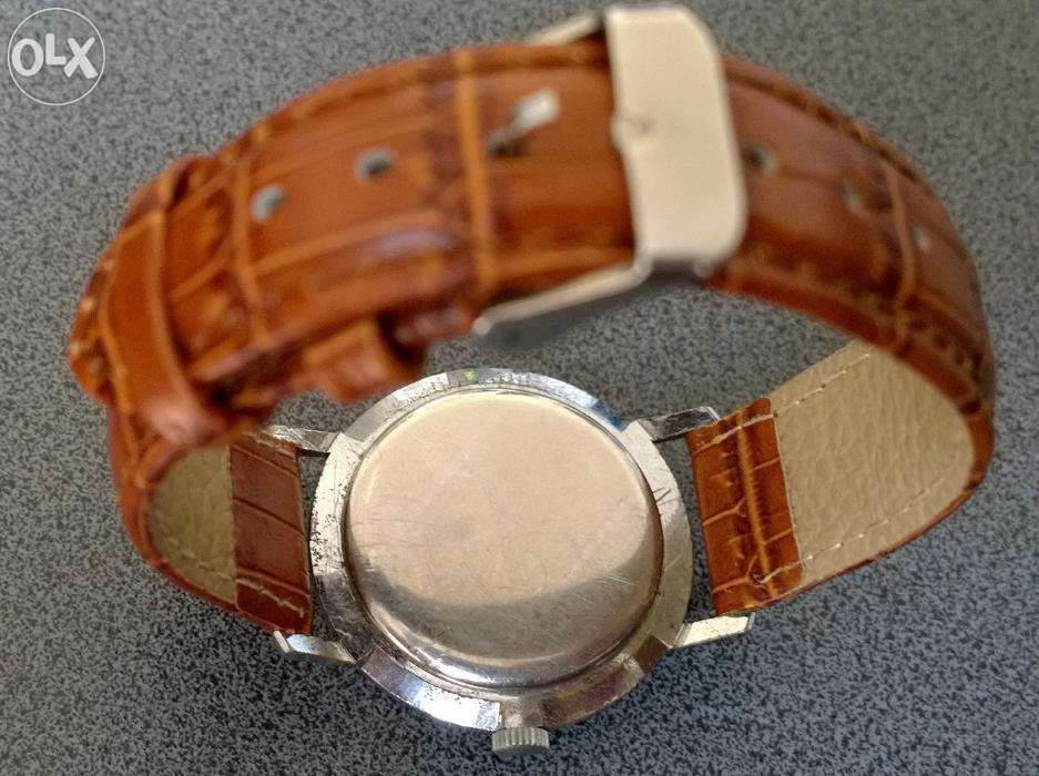 Ceas Doxa Argintiu indicatori aurii 17 Rubini stare fb curea piele