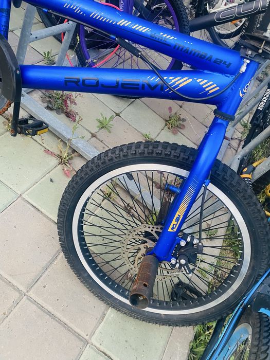 Велосипед BMX синий цвет подростковый