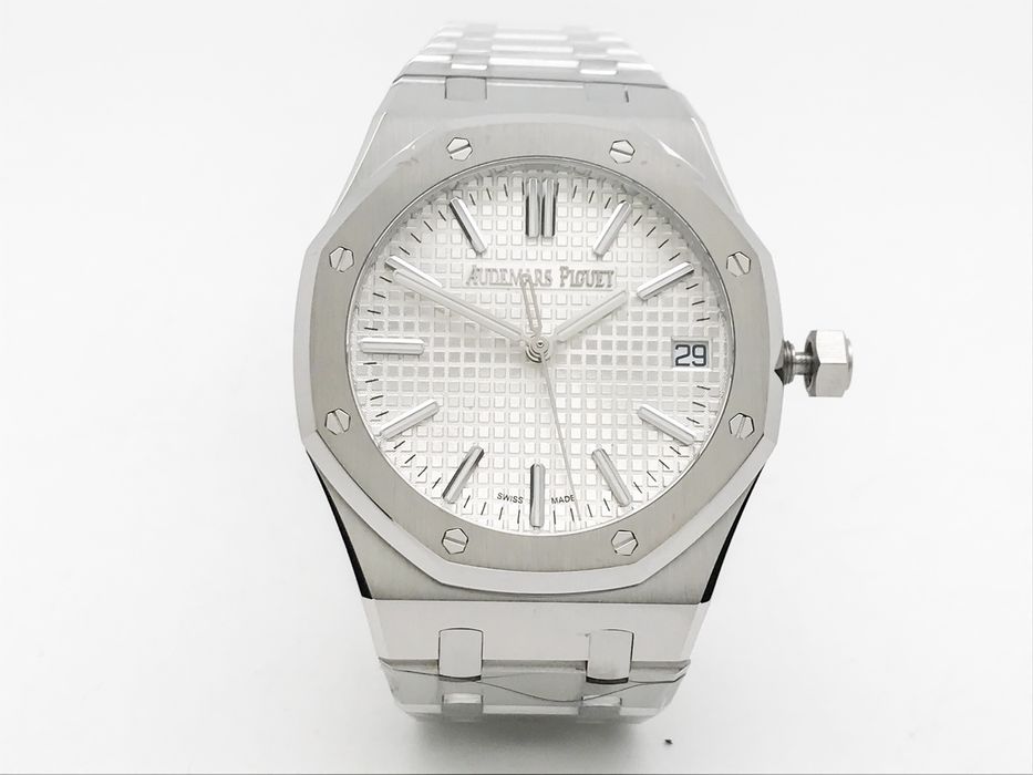 Audemars Piguet Royal Oak 15510 41mm Silver Dial - мъжки часовник - QC снимки