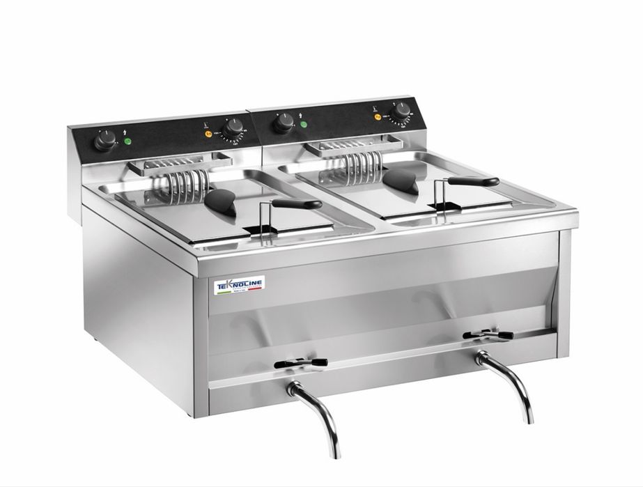 Професионален фритюрник 2х12л TEKNOLINE