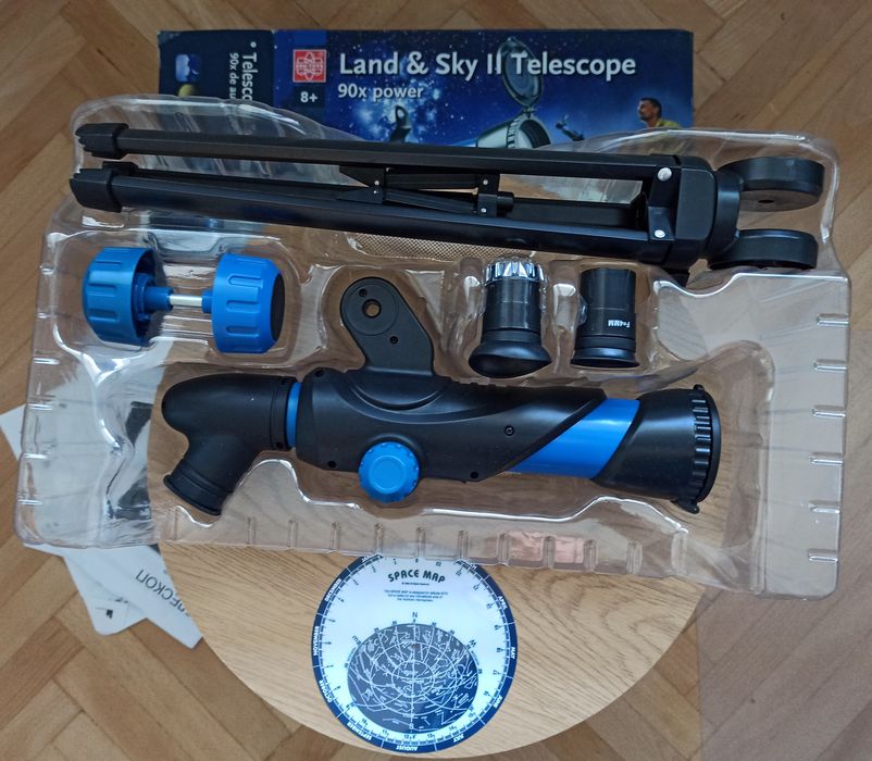 Телескоп с 90-кратно увеличение