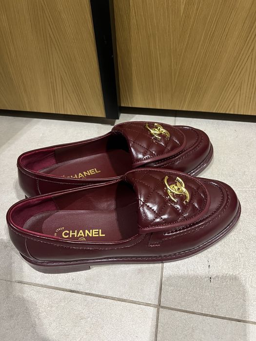 Бордо обувки Chanel