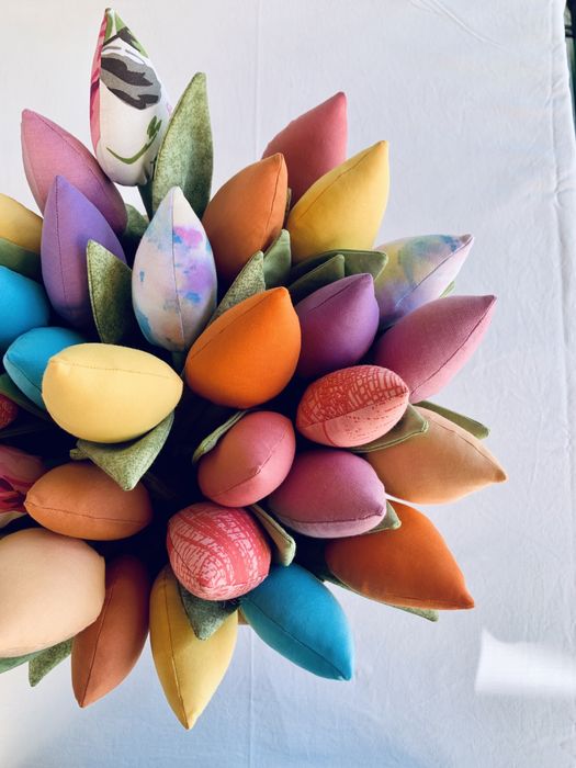 Лалета от плат / текстилни цветя