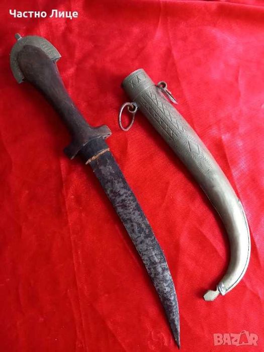 СРЕБЪРНА Мароканска Кумая .Ханджар, Кама