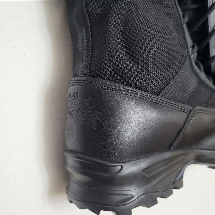 Ghete noi antifoc piele 38