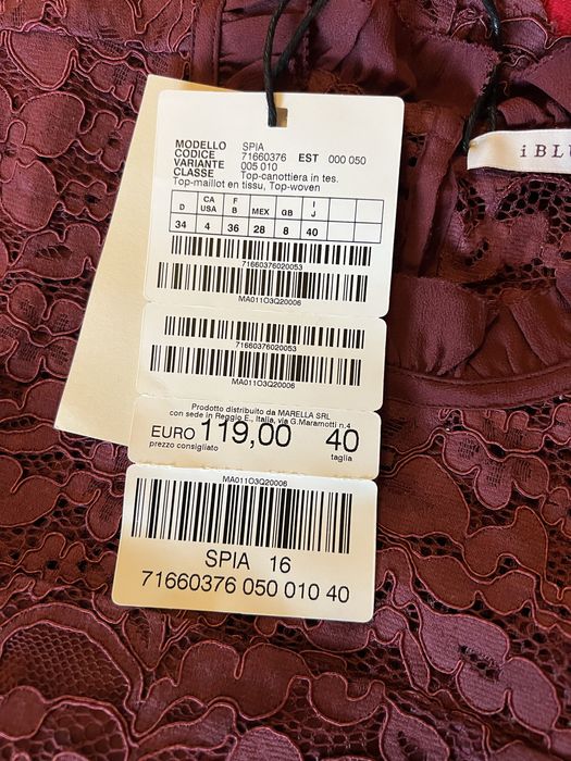 MaxMara, Intrend, Iblues - top dantela, diverse marimi