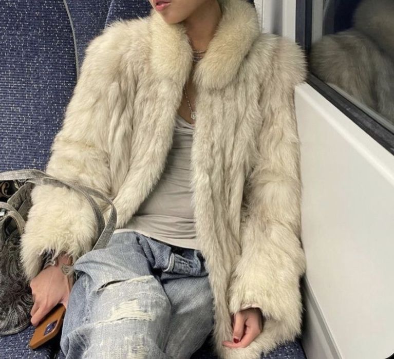 Палто, естествен косъм