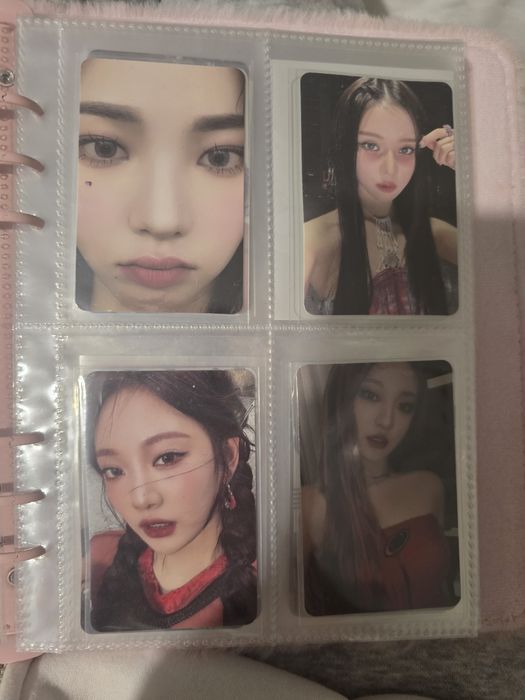 KPOP photocards itzy, aespa, ive